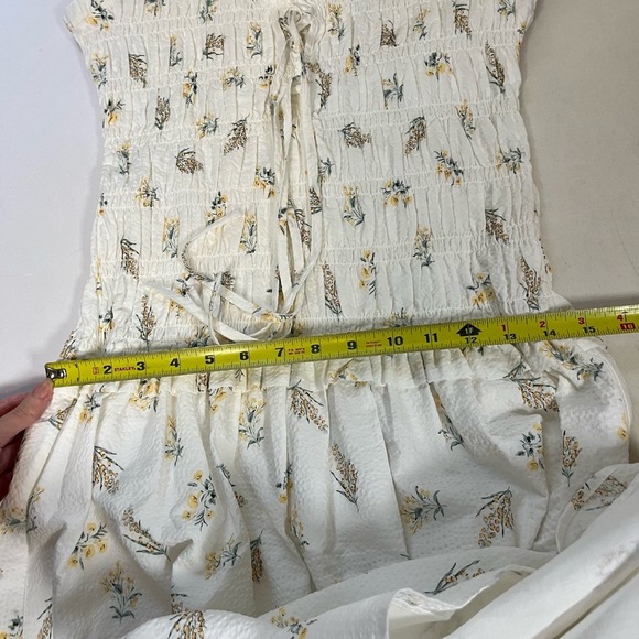 Rails Womens Floral Smocked Sleeveless Dress Floral Tie-Front Small Womens - Picture 9 of 11